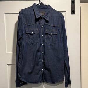Men’s Powderhorn Dark Blue Shirt